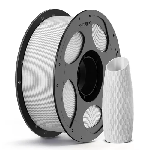 Vista 10 de ANYCUBIC - Filamento PLA para impresora 3D de 1.75 mm (1/16 pulgadas), RFID, precisión dimensional de +/- 0.02 mm, bobina de 2.2 libras), color 0.2