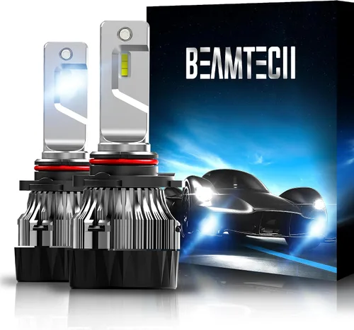 Vista 10 de BEAMTECH Fog Bombilla H1, 6500K, 1.181 in, base de disipador de calor, chips CSP, tamaño pequeño, paquete de 2