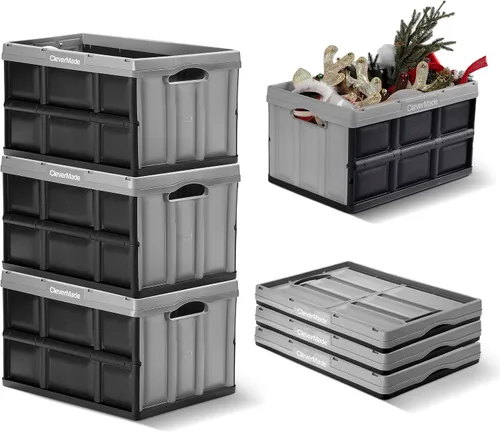 Vista 20 de Contenedor para almacenamiento plegable CleverCrates, de CleverMade
