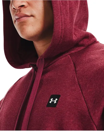 Vista 4 de Under Armour Rival - Sudadera ajustada de vellón con capucha, para hombre