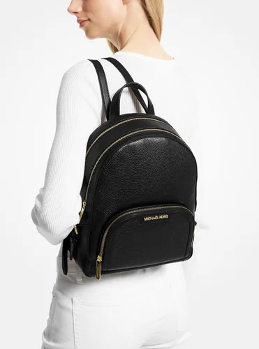 Vista 3 de Michael Kors Jaycee Medium Logo Backpack (Black)