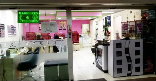 Vista 2 de 160055 Manicuras y pedicuras Cuidado de las uñas Salón de belleza Tienda abierta Decoración del hogar Pantalla LED Luz Neón Letrero