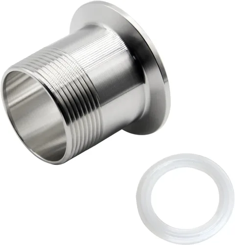 Vista 8 de Instalación de tubería sanitaria 1" NPT rosca hembra x 1.5" Tri Clamp 2 piezas