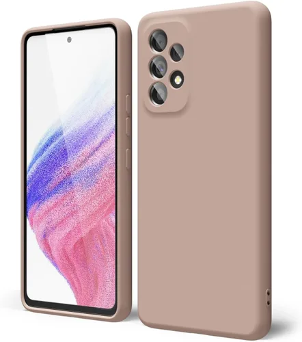 Vista 204 de oakxco Funda para teléfono Samsung Galaxy A12 con agarre de silicona líquida, linda delgada fina suave cubierta de gel de goma TPU lisa para mujeres