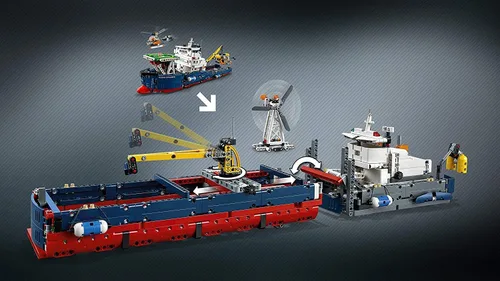 Vista 3 de LEGO Technic juego explorador oceánico.