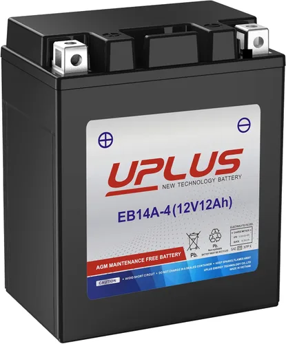 Vista 10 de YT7B-BS UPLUS - Batería para motocicleta EB7B-4, ATV, scooter, ATV AGM, sin mantenimiento, compatible con Yamaha CAN-AM Ducati Kawasaki Suzuki