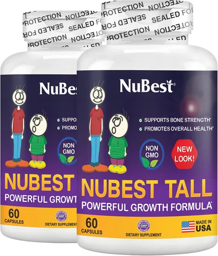 Vista 11 de NuBest Tall Apoya la fuerza ósea, salud ósea, sistema inmunológico mejorado y bienestar corporal completo con calcio, colágeno y hierbas