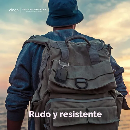 Vista 2 de elago Funda de armadura sólida para AirPods 3 Negro