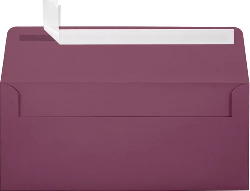 Vista 8 de LUXPaper Sobres de negocios #10 Despegar y prensar 4 1/8 pulgadas x 9 1/2 pulgadas Negro medianoche Texto de 80 libras Cantidad de 1,000