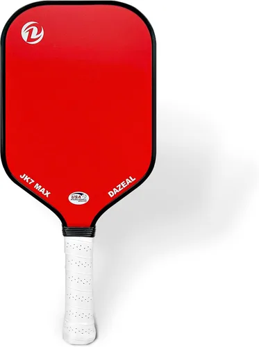 Vista 3 de Paletas de pickleball aprobadas por USAPA (paquete de 2) – Superficie de fibra de vidrio y núcleo de panal de abeja de 0.630 in agarre