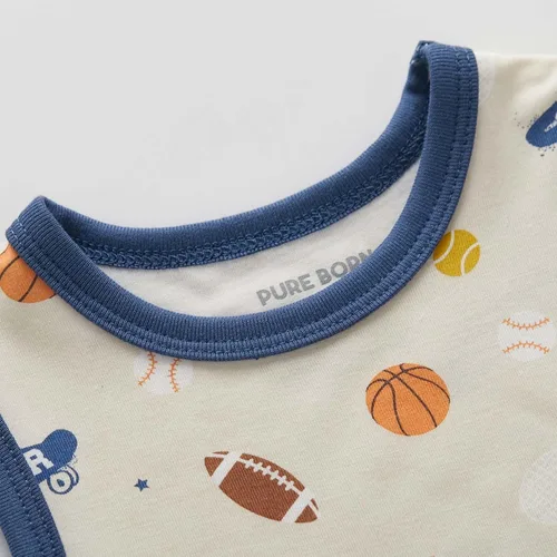Vista 132 de pureborn Mameluco de algodón súper suave para bebés niños y niñas de 0 a 24 meses
