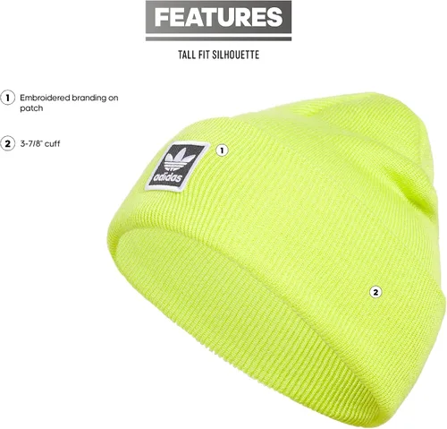 Vista 2 de adidas Unisex-Adult Tall Utility Cuff Beanie