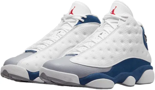 Vista 3 de Jordan 13 Retro French Blue WhiteFire Red-French Blue para hombre (414571 164), BlancoRojo Fuego-Azul Francés