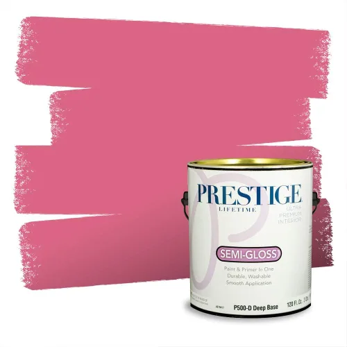 Vista 93 de Prestige Paints Pintura exterior e imprimación en uno, 1 galón, plano, coincidencia comparable de Valspar* Amber Rose*