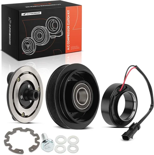 Vista 10 de A-Premium Kit de embrague de compresor de A/C para Jeep Liberty 3.7L 2006-2008, apto para Dodge Nitro 3.7L 2007-2008, solo apto para compresor
