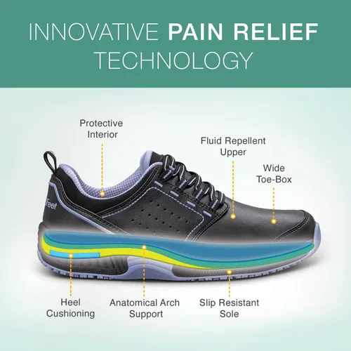 Vista 3 de Orthofeet Women's Orthopedic Talya Nurse Shoes