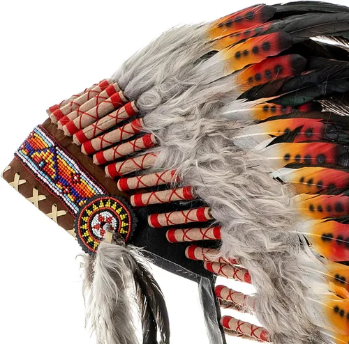 Vista 3 de Novum Crafts Tocado de plumas Inspirado en indios nativos americanos Elige