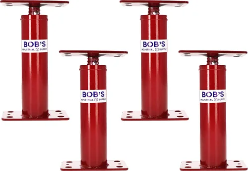 Vista 8 de BISupply Gatos de casa para nivelar espacios de arrastre 1 paquete - 12 a 16 pulgadas de viga de soporte ajustable para zócalo de sótano - Gato