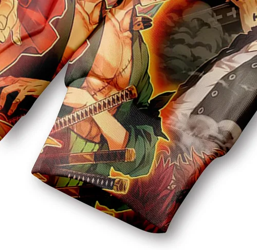 Vista 3 de sekwpig Sudadera con capucha unisex de anime realista 3D con impresión HD de dibujos animados, sudadera de cosplay