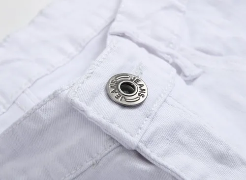 Vista 5 de Pantalón de jean elastizado, ajustado, moderno, para hombre.