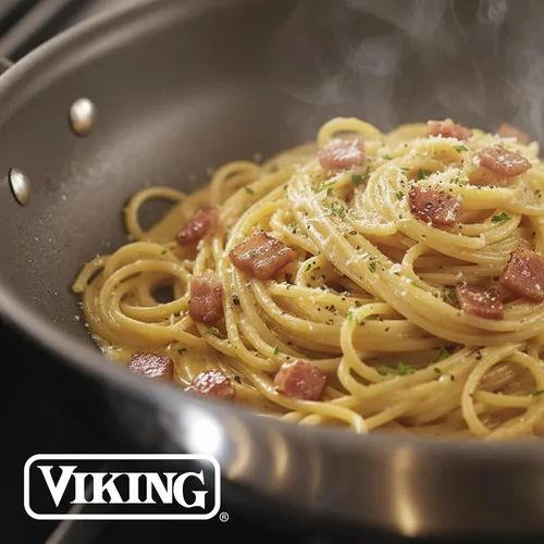 Vista 8 de Viking PureGlide Pro - Sartén antiadherente de 3 capas, fabricada sin PFAS, utensilios de cocina de inducción de 8 pulgadas, superficie