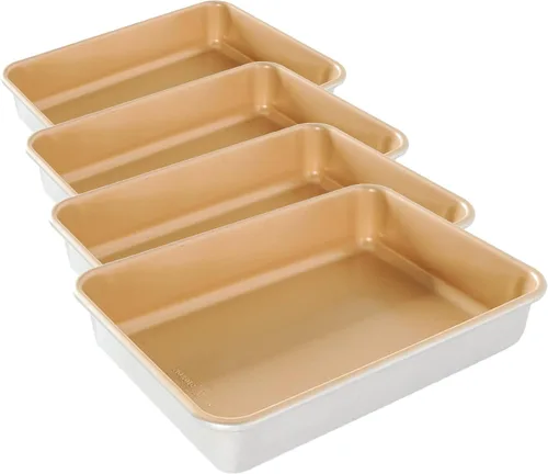 Vista 5 de Nordic Ware Naturals - Molde redondo antiadherente para tartas, 8 pulgadas