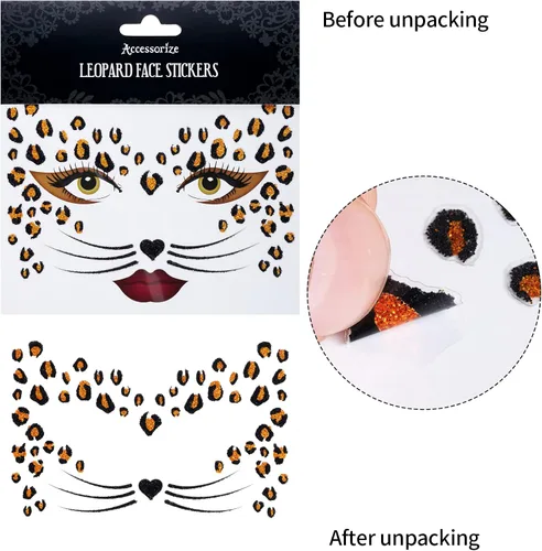 Vista 4 de Dxhycc Black Cat Costume for Girls Kids Cat Ears Headband Tail Bowtie Tutu and Cat Face Stickers for Halloween Dress Up Party