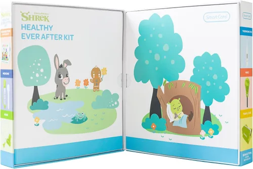 Vista 2 de Smart Care Shrek Healthy Ever After Baby Kit de cuidado de la salud para bebés, artículos esenciales para recién nacidos, regalos para recién