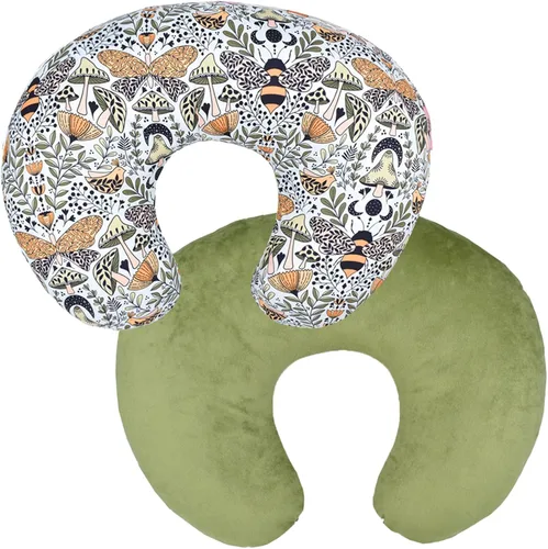 Vista 11 de Winmany Funda de almohada de lactancia para bebé, funda de almohada extraíble para lactancia materna, lindo patrón para niñas y niños, funda