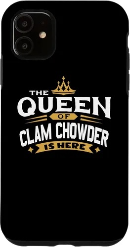 Vista 6 de iPhone 12 mini The Queen Of Clam Chowder Is Here Case