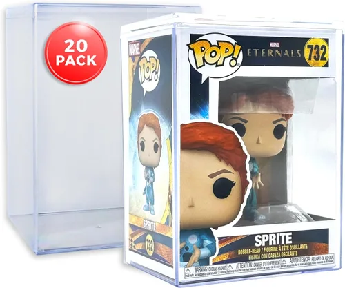 Vista 11 de 1 Estuche de protección de plástico duro transparente premium para figuras Funko Pop de 4 pulgadas, hecho en EE. UU., Estuches de exhibición