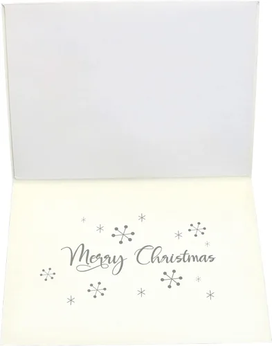 Vista 5 de Iconikal Tarjetas de felicitación personalizadas de Navidad con foto de búfalo rojo a cuadros, 15 unidades, con sobres para fotos de 4x6 pulgadas