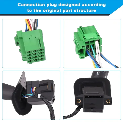 Vista 6 de JDMON Interruptor de señal de giro de repuesto para Kenworth T370 T440 T470 T660 T680 T800 T880 Peterbilt 330 337 365 367 379 384 385 386 387 388