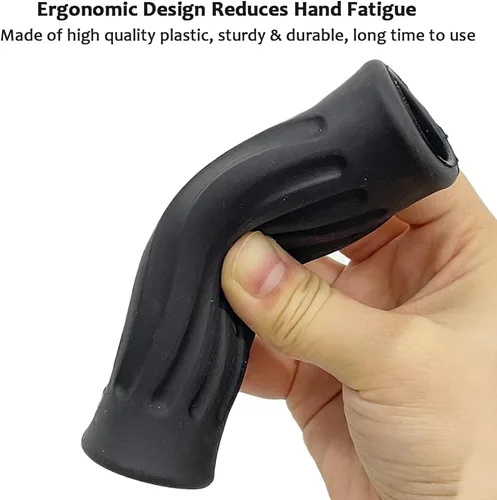Vista 5 de Rollator Hand Grips Replacement for Elderly & Disabled - Rolling Walker Handle Cushions Compatible with 0.9"-0.95" ID Handle, 2 Pcs