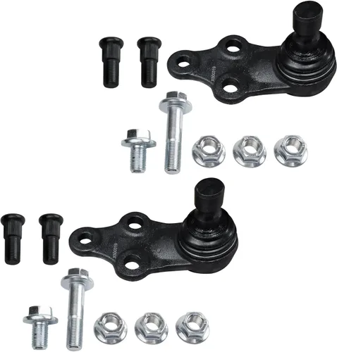 Vista 121 de Detroit Axle - Par (2) de juntas esféricas inferiores delanteras para Mitsubishi Montero 1992-2000 - [Montero Sport 1997-2004]