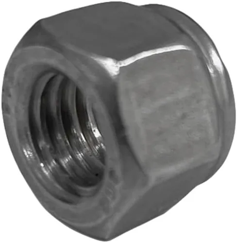 Vista 2 de 100 Pc Set 1/2"-13 Stainless Steel Nylon Insert Lock Nut Right Hand Hex Nut