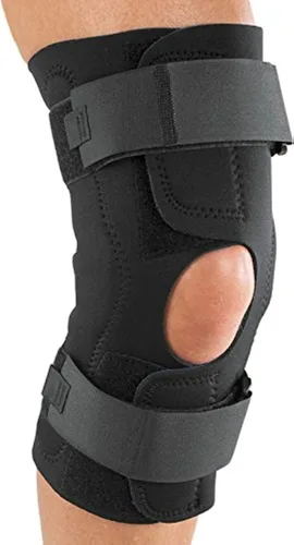 Vista 5 de ProCare Reddie Rodillera con bisagra: neopreno envolvente, esguinces MCL y LCL, XS