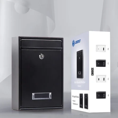 Vista 6 de Buzones con Cerradura Montados en la Pared Verticales – Jssmst Buzón de Correo con Cerradura de Llave y Ranura de Depósito de Capacidad Media