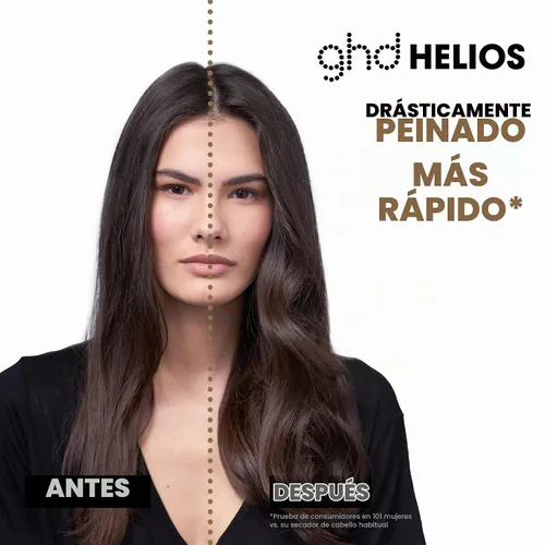 Vista 4 de ghd Helios & Flight+ Secadores de pelo de tamaño de viaje Secador profesional Soplado digno de salón con flujo de aire ultra potente Vida útil