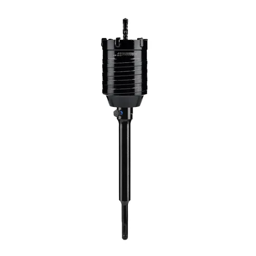 Vista 8 de Mollom Sierra perforadora para hormigón SDS Plus de 8.661 in, cortador de agujeros de alta resistencia con broca de posición central de 4.331 in