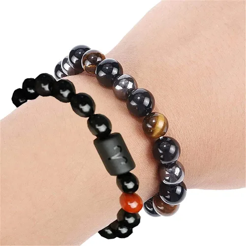 Vista 5 de CSIYANJRY99 Pulseras del zodiaco para hombres y mujeres, regalos de signo del zodiaco, pulsera de horóscopo de 12 constelaciones, pulsera elástica