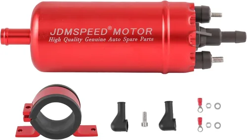 Vista 7 de JDMSPEED Nueva bomba de combustible universal en línea de alta presión 12V, bomba de inyección de combustible de gasolina, repuesto 0580464070 Negro