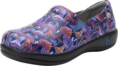 Vista 59 de Zuecos profesionales Alegria, Keli para mujer Cristal de plomo Azure