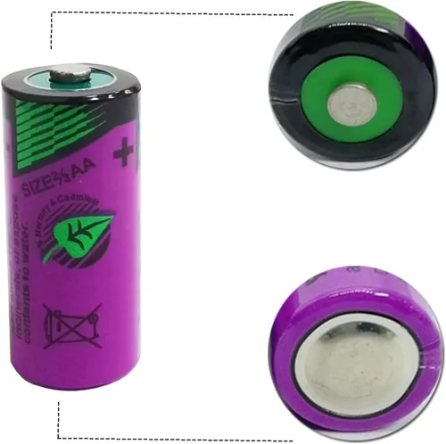 Vista 3 de Tadiran Tl-5955 2/3AA 3.6V 1650mAh batería de litio de repuesto para Tadiran TL-2155, TL-4955, TL-5155, TL-5955, SL-361, Xeno XL-055F, ER14335