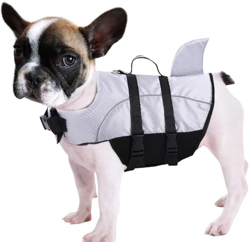 Vista 31 de Queenmore Chaleco Salvavidas para Perros Pequeños XXS, Chalecos Salvavidas para Cachorros para Perros Pequeños, Chaleco Salvavidas para Perros