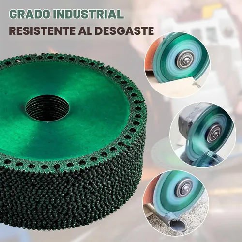 Vista 3 de Paquete de 2 discos indestructibles de 4 pulgadas para amoladora, disco de corte para amoladora angular, compatible con eje de 7/8 pulgadas, hojas