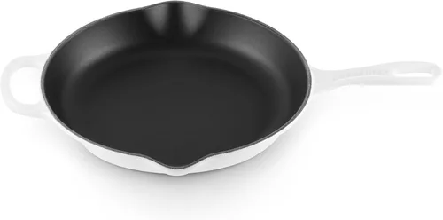 Vista 37 de Le Creuset Sartén de Hierro Fundido Esmaltado Signature con Mango de Hierro, 6.33", Cerise