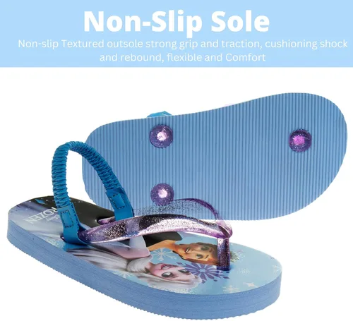 Vista 5 de Disney Sandalias de personajes para niñas y niños, zapatos de agua para niños, Minnie Mouse Mickey Moana Toy Story Elsa Frozen Cars Encanto