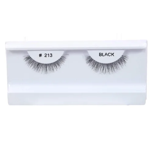 Vista 39 de 100 pares de pestañas postizas 100% cabello humano negro natural #412