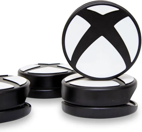 Vista 2 de Xbox Juego de 4 clips de chip resistentes con logotipo, abrazaderas de bolsa de plástico para aperitivos y almacenamiento de alimentos con agarre